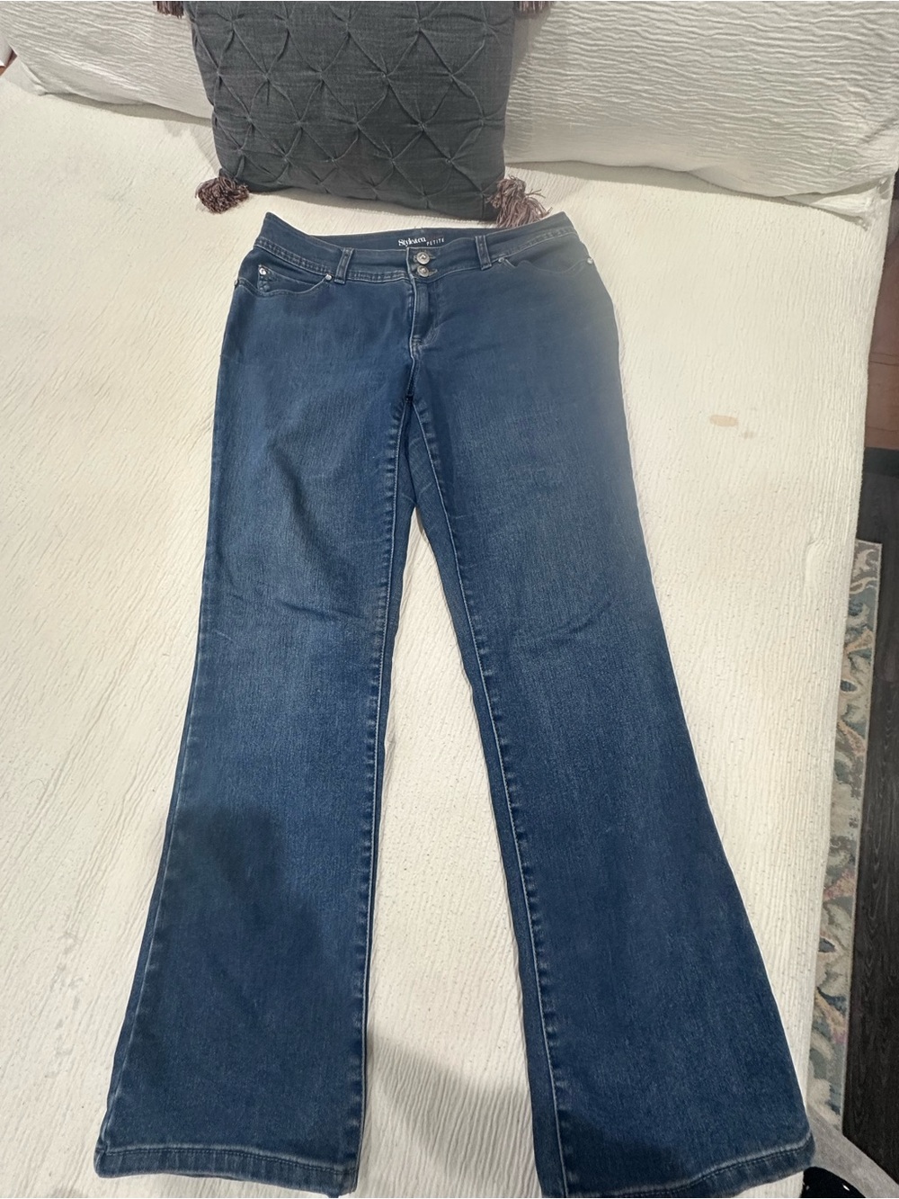 Style & Co. Navy Flare Jeans